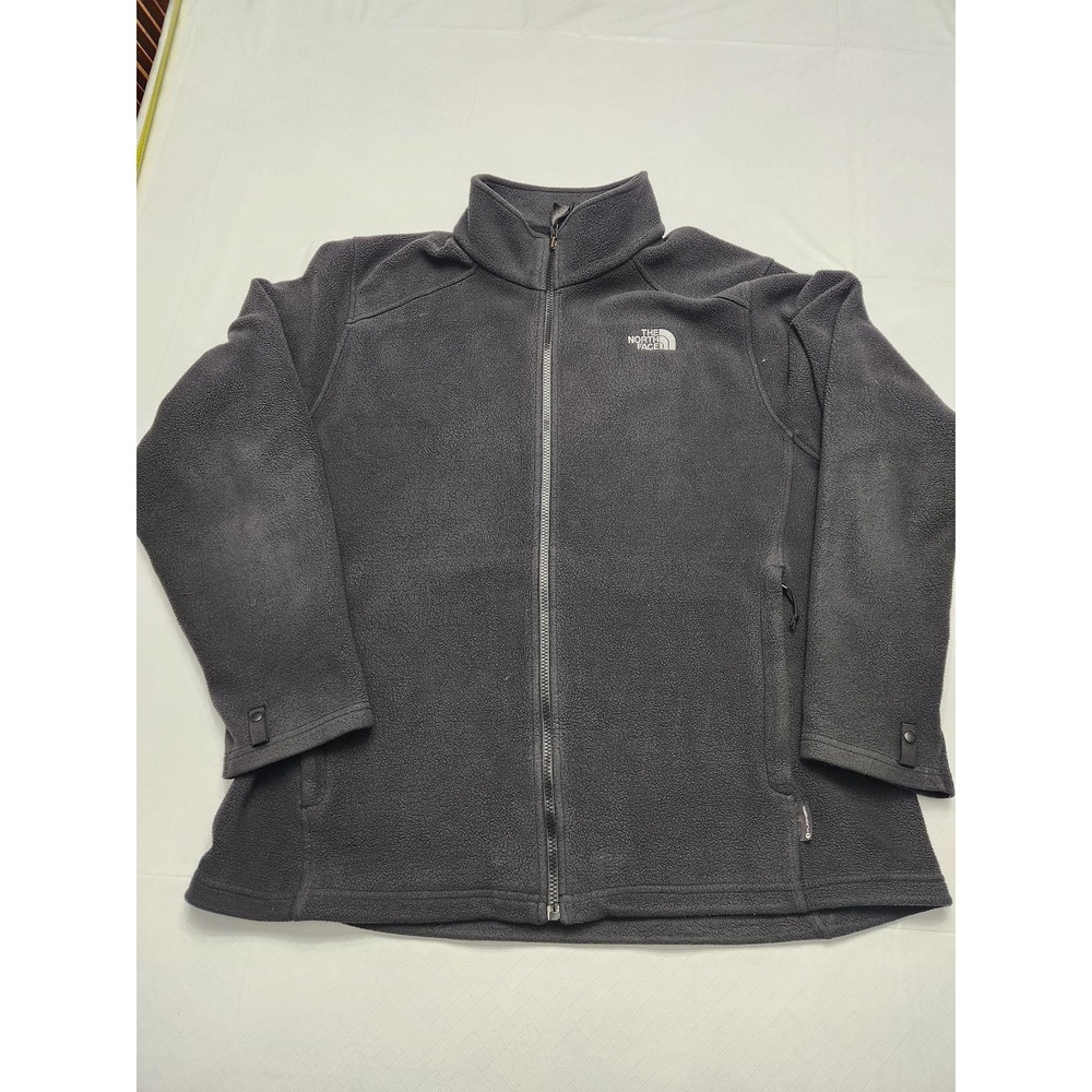 The North Face Jacket‎ Mens XL Black FlashDry Fleece Full Zip Hiking Outdoor